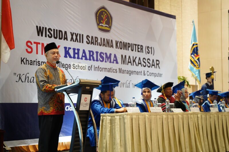Wisuda Ke-XXII STMIK KHARISMA: Dihadiri Wakil Ketua DPD-RI, Kampus Tegaskan Komitmen Cetak Generasi Unggul