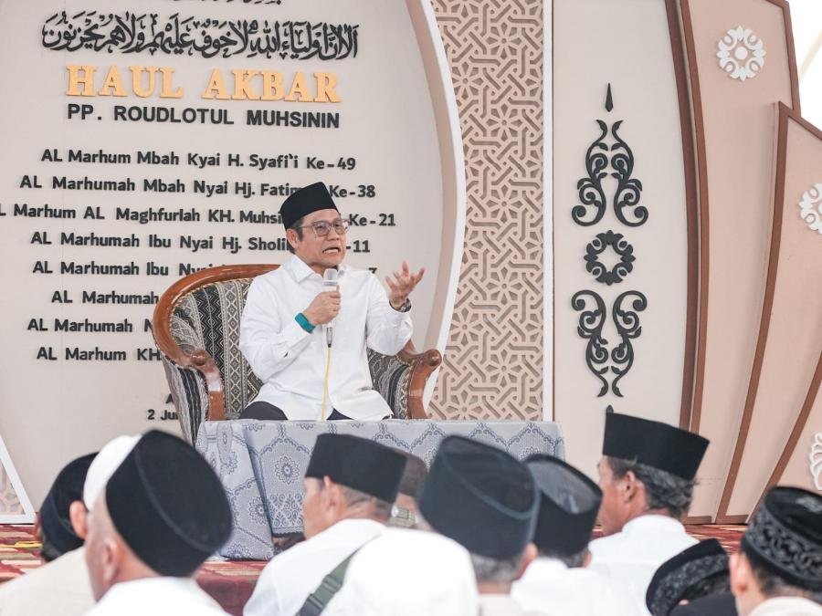 Hadiri Haul KH Muhsin Syafi’i, Abdul Muhaimin Iskandar Tegaskan Pesantren Penopang Utama Pemberdayaan