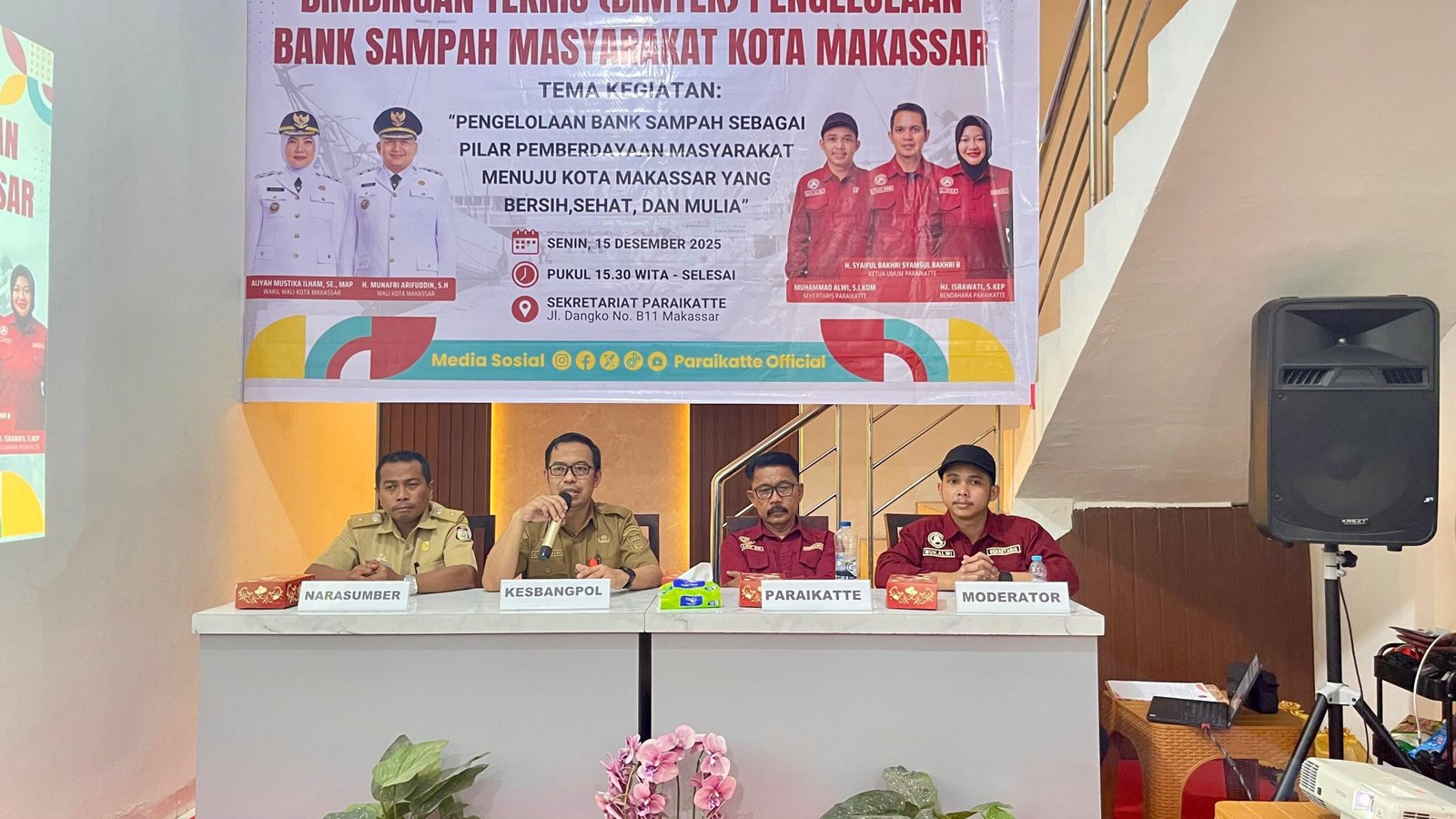 Paraikatte Gelar BIMTEK Bank Sampah, Dorong Warga Kelola Sampah Jadi Nilai Manfaat