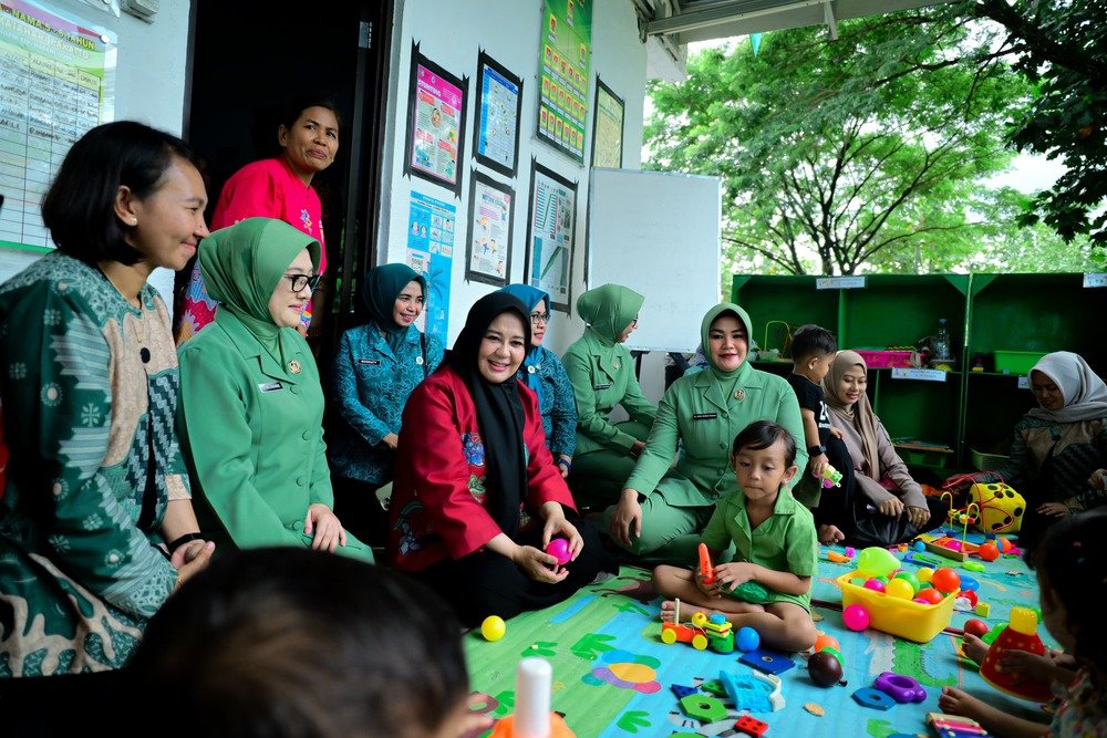Wagub Sulsel Kunjungi Posyandu Matahari Gowa: Jaga Komitmen Penurunan Stunting Menuju 19 Persen