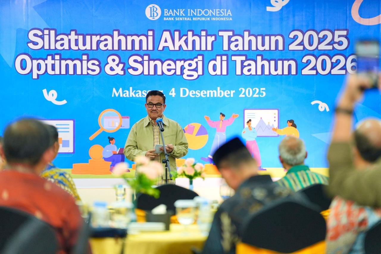Sinergi Pemprov Sulsel–Bank Indonesia Perkuat Fondasi Ekonomi Menjelang 2026
