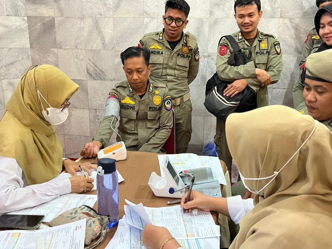 Perkuat Kesehatan Fisik dan Mental, 612 Personel Satpol PP Ikuti Skrining Kesehatan