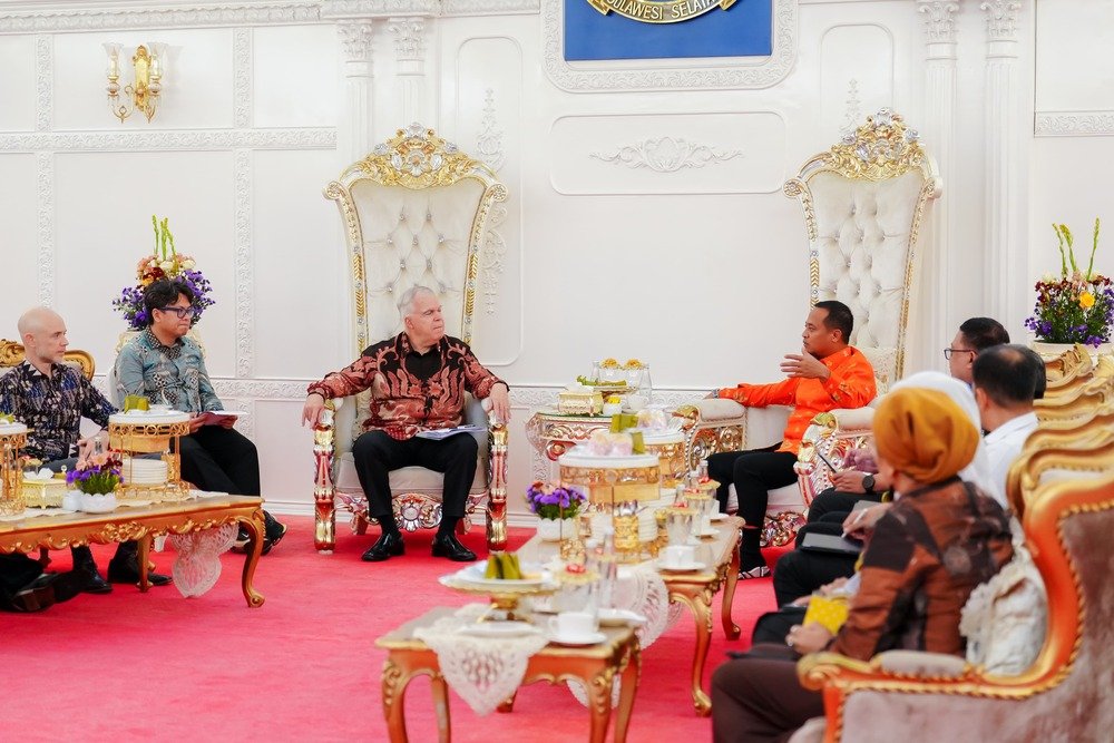 Delegasi AS Kunjungi Sulsel, Andi Sudirman Sulaiman Serukan Perdamaian Dunia