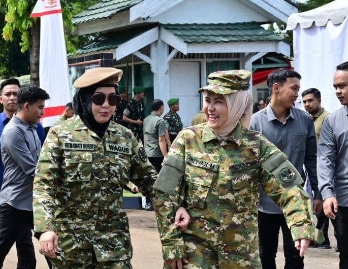 Dukung Bela Negara, Aliyah Mustika Ilham Hadiri Latsarmil Komcad ASN dan Kades