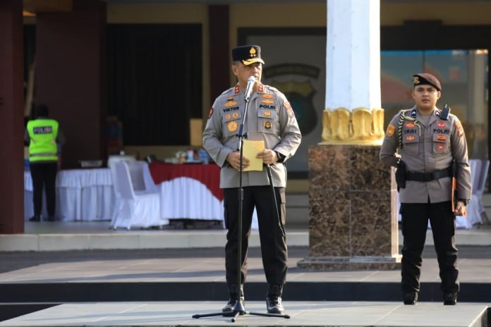 Kapolda Babel Pimpin Apel Pagi Pasca Idul Fitri 1447 H, Apresiasi Pengamanan Dan Kinerja Anggota