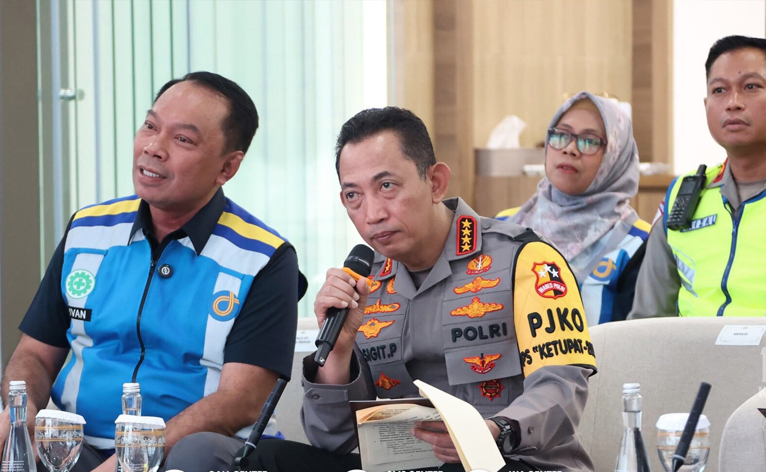 Dirgakkum Dampingi Kapolri Tinjau JMTC Bekasi, Arus Balik Lebaran 2026 Lancar Dan Terkendali
