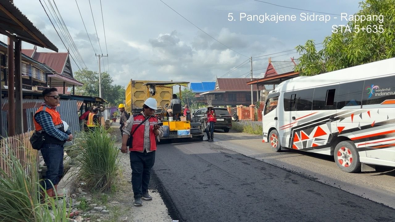 Pembangunan Jalan Sidrap–Rappang Dikebut, Dorong Akses Ekonomi Antarwilayah