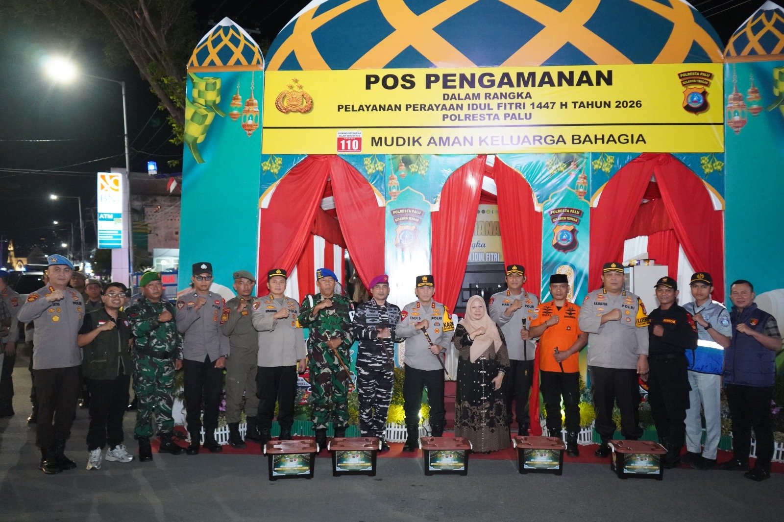 Kapolda Sulteng Bersama Forkopimda Cek Pos Ketupat Tinombala 2026, Pastikan Pelayanan Maksimal Untuk Masyarakat