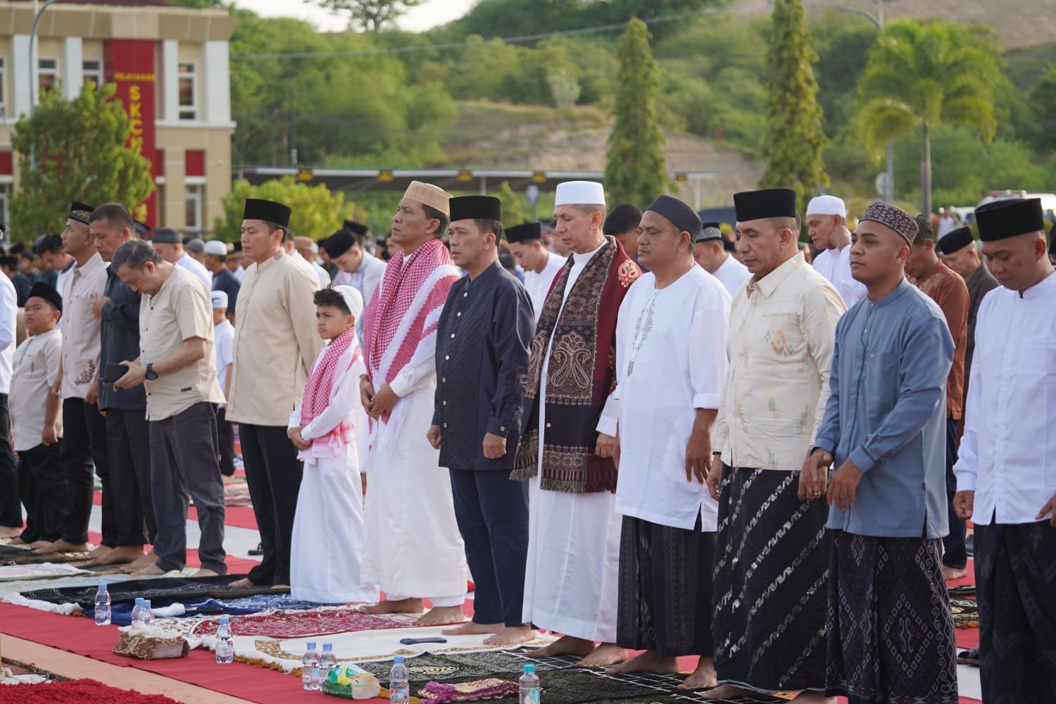 Sinergi Polri Dan Masyarakat, Polda Sulteng Gelar Sholat Idul Fitri 1447 H Di Mapolda
