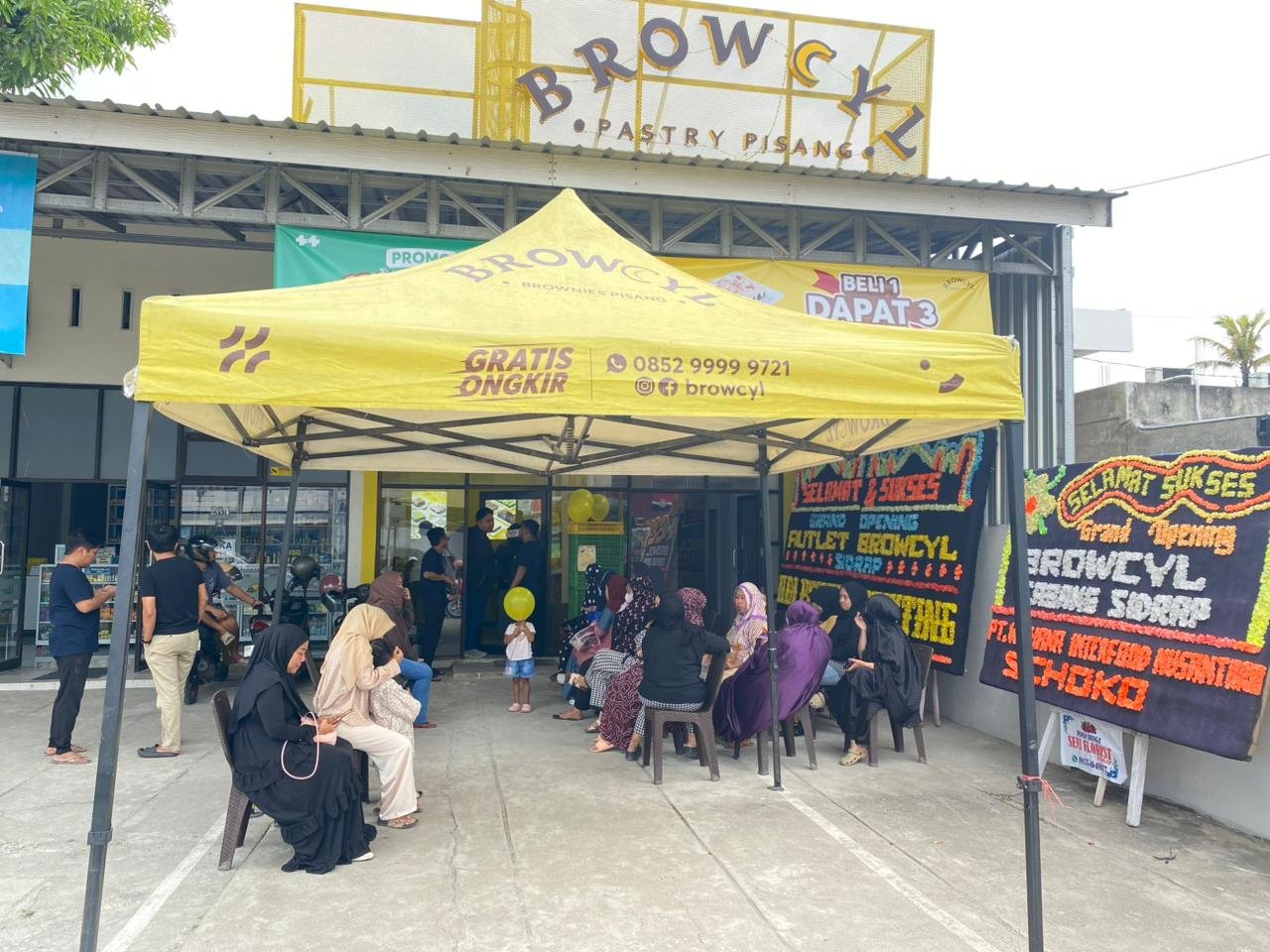 Grand Opening Browcyl di Sidrap Dengan Promo Laris Manis, Masyarakat Sambut Antusias