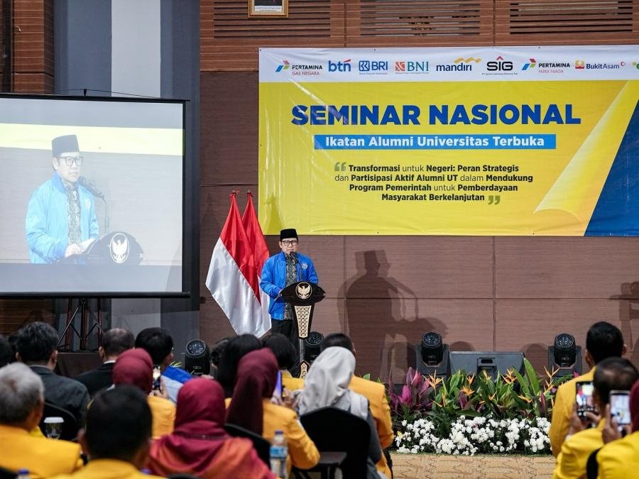 Menko Muhaimin Nilai Universitas Terbuka Strategis Dukung Target Penurunan Kemiskinan