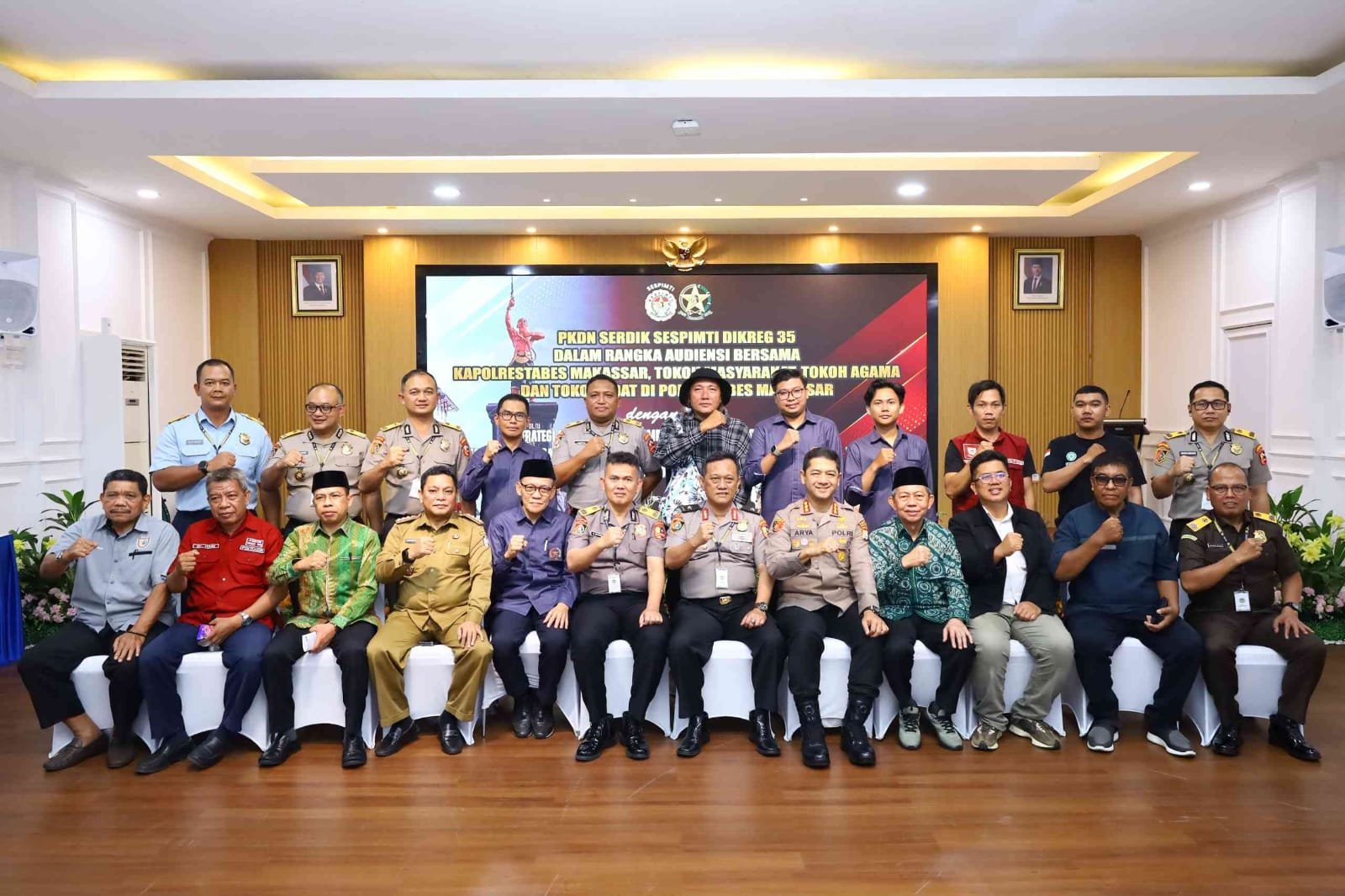 Kapolrestabes Makassar Terima Kunjungan PKDN Sespimti Polri Dikreg 35 T.A 2026