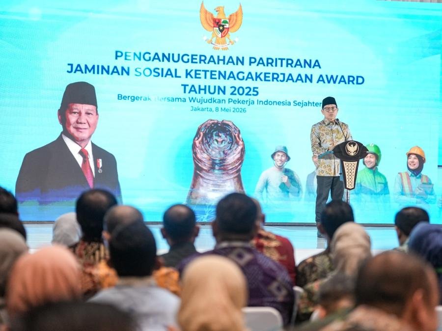 Paritrana Awards 2026, Menko Muhaimin: Perlindungan Pekerja Jadi Fondasi Ekonomi Berkelanjutan