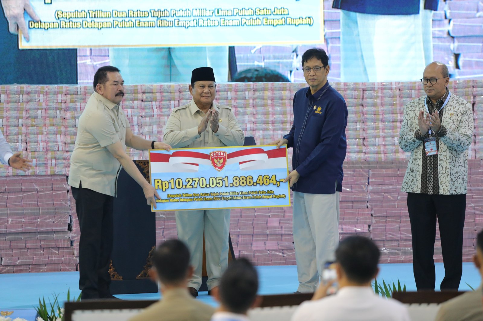 Penyerahan Uang Total Rp102 Triliun dan Penguasaan Kembali Kawasan Hutan oleh Satgas PKH
