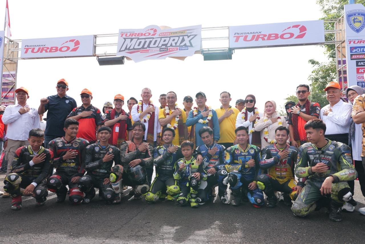 Dorong Industri Kreatif, Kapolda Sumsel Laksanakan Flag Off Final Race Kejurnas Motoprix