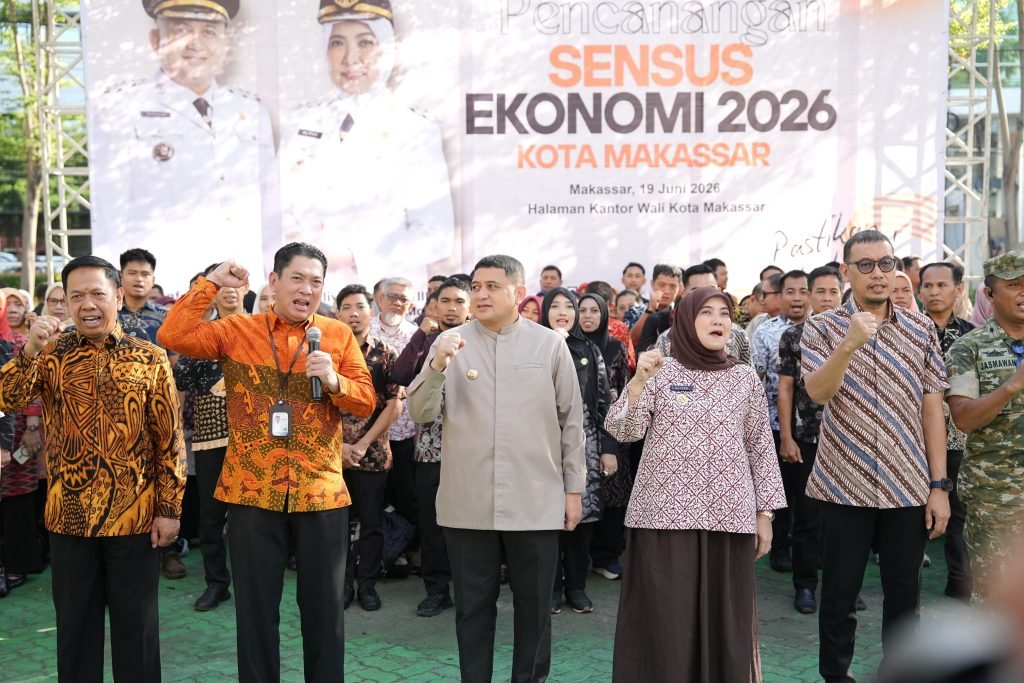 934 Petugas Diterjunkan, Pemkot Makassar dan BPS Sukseskan Sensus Ekonomi 2026