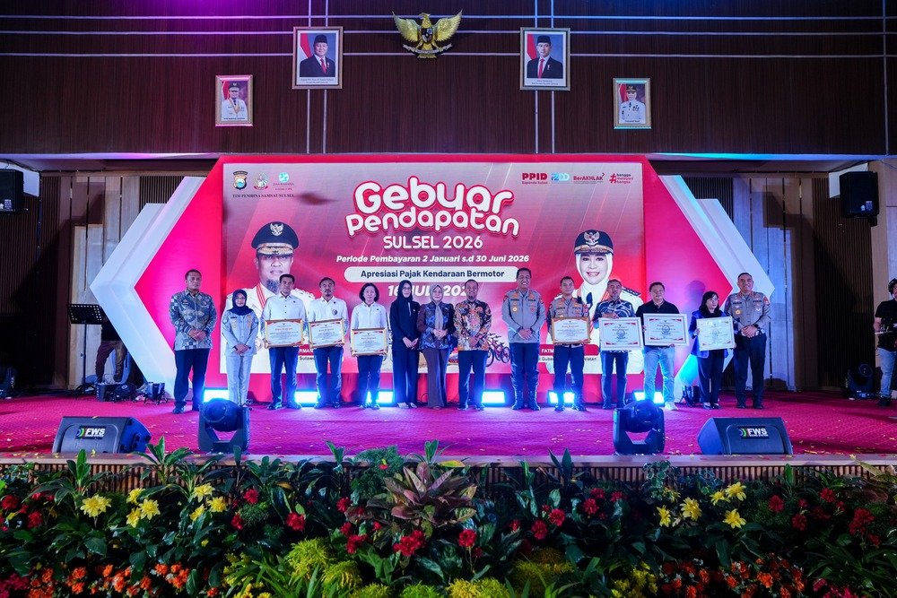 Tumbuh 10,38 Persen, Gubernur Sulsel Apresiasi Masyarakat Lewat Gebyar Pajak 2026
