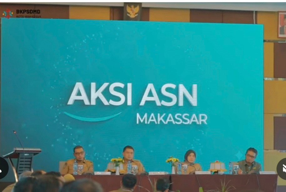 BKPSDM Kota Makassar Luncurkan Aksi ASN, Inovasi Berbasis AI