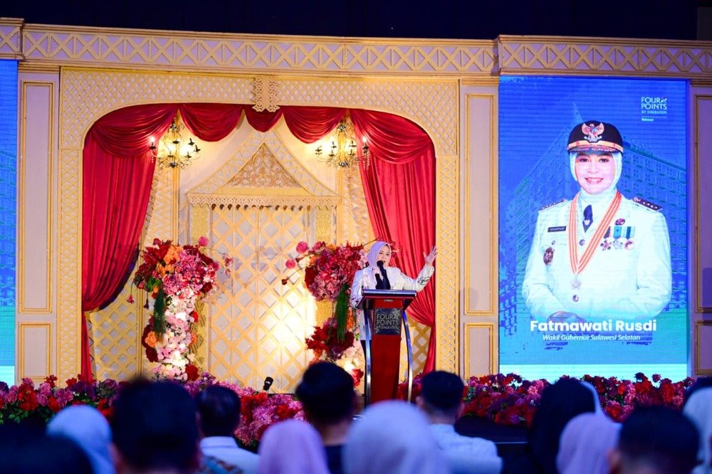 Penggerak Ekonomi Kreatif Sulsel, Fatmawati Rusdi Apresiasi The Art of Wedding Gallery