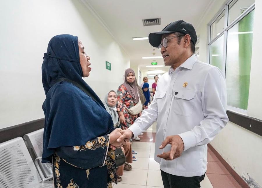 Tinjau Langsung Layanan RS dan BPJS, Muhaimin Pastikan Tetap Terlindungi JKN