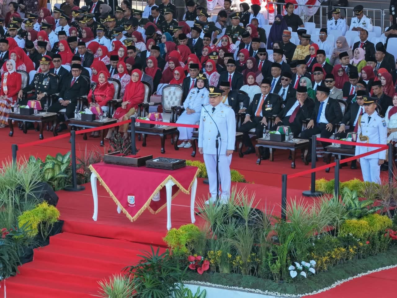 Berlangsung Khidmat, Wali Kota Makassar Pimpin Upacara HUT ke-81 RI