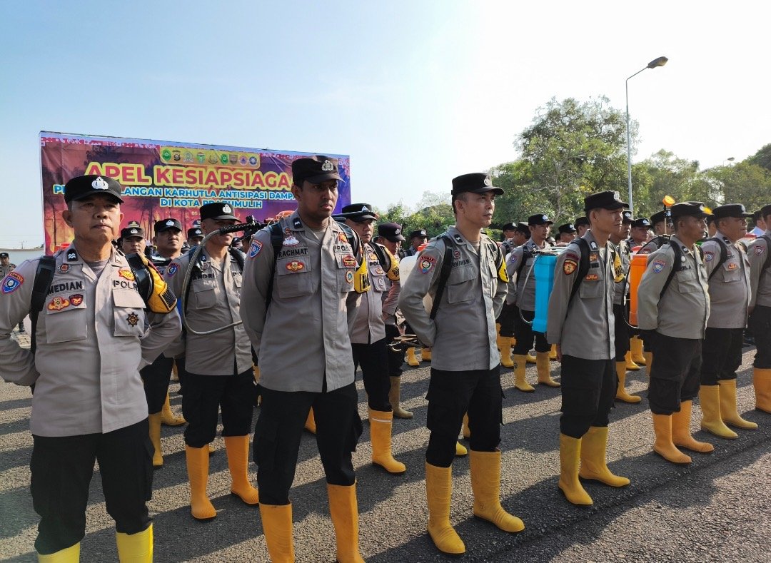 Wujudkan Prabumulih Bebas Asap, Polres Prabumulih Dukung Penuh Pencegahan Karhutla