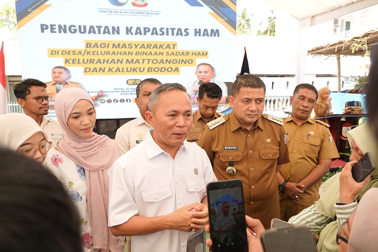 Jadi Percontohan Nasional, Dua Kelurahan Ditetapkan sebagai Binaan Sadar HAM