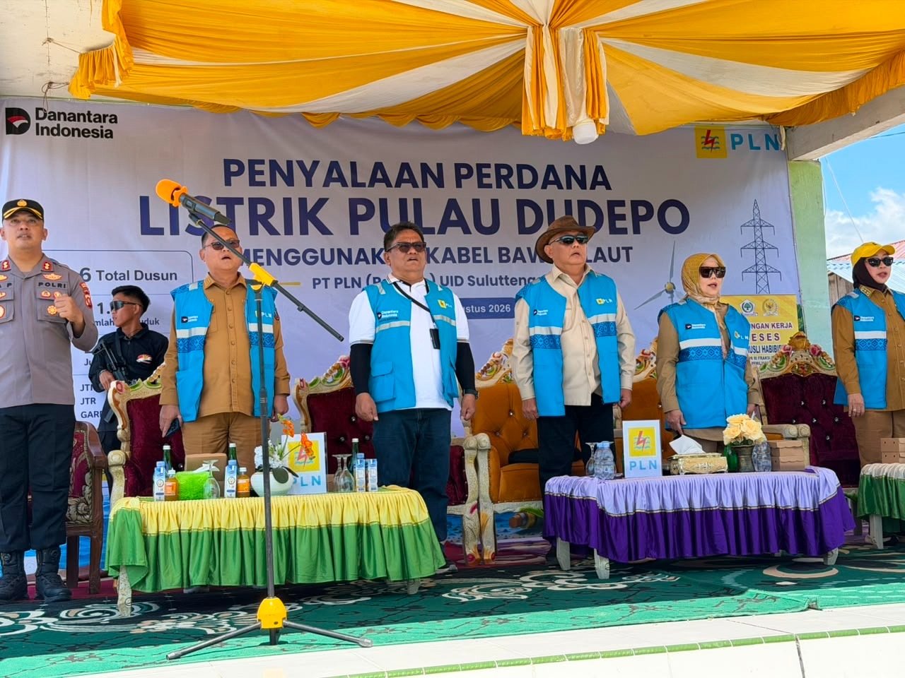 Listrik Menyala di Pulau Dudepo, Rusli Habibie Yakini Energi Jadi Penggerak Kesejahteraan